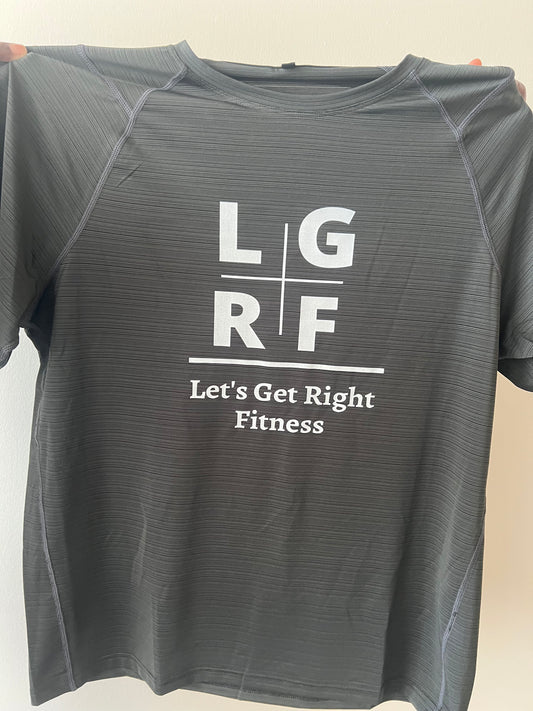 Let’s Get Right Fitness Performance Quick Dry Shirt